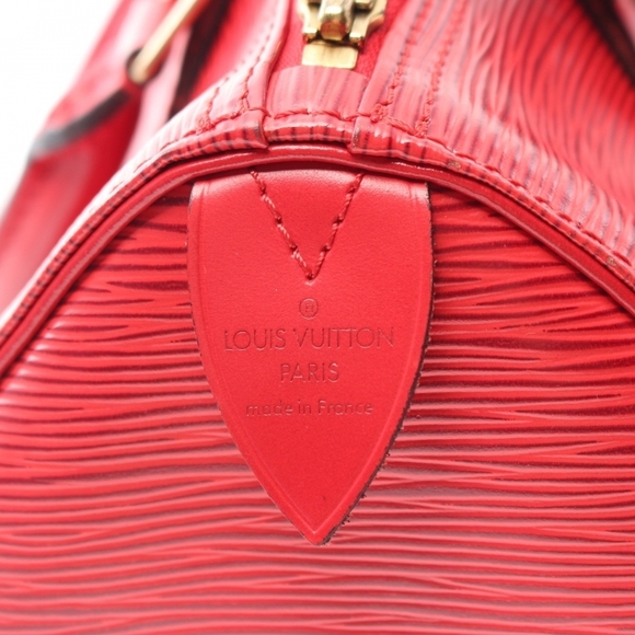 Louis Vuitton Speedy 25 Epi Castilian Red Handbag - Picture 3 of 7
